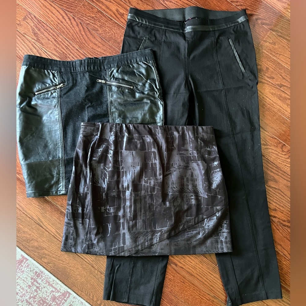 Business / work lot - skirts & pants - sophisticated goth EUC